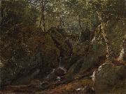 John Frederick Kensett Catskill Waterfall Germany oil painting artist